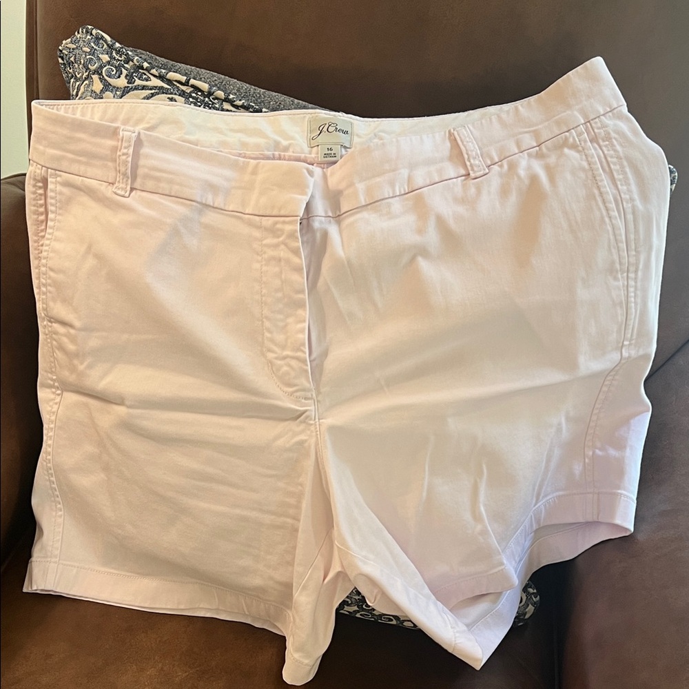J. Crew Light Pink Chino Shorts